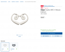 Cleer Audio ARC II Music Edition In-Ear-Kopfhörer, ANC