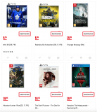 Spiele-Restposten bei Interdiscount *Abholpreise*
