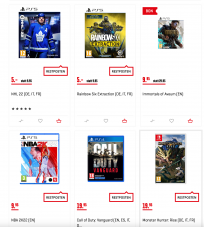 Spiele-Restposten bei Interdiscount *Abholpreise*