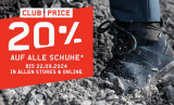 Ochsner Sport: 20% auf alle Schuhe - CLUB PRICE
