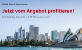 SWISS Miles & More Angebote mit bis zu 50’000 Meilen (Neukunden), z.B. Classic mit 30’000 Meilen