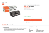 Peach Tonermodul schwarz kompatibel zu Canon, HP, No. 49X BK, CRG-708H, Q5949X “60% reduziert”