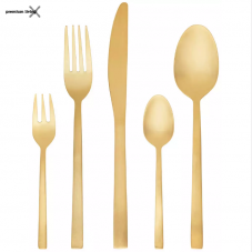 Mömax: 20-teiliges Besteckset aus Metall in goldfarben oder schwarz für CHF 25.- bei Selbstabholung