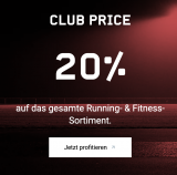 20% auf Running & Fitness bei Ochsner Sport (kombinierbar mit NL-Gutschein)