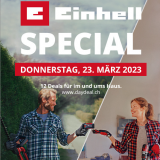 Einhell-Special bei DayDeal.ch - 12 Schnäppchen für im und ums Haus