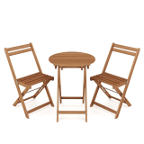 Bistroset Korsika 3-teilig aus Akazienholz