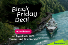 50% auf Tageskarte  2023 Thuner- und Brienzersee