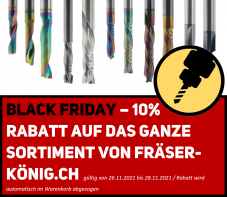 10% Rabatt auf das ganze Sortiment von Fräser-König.ch