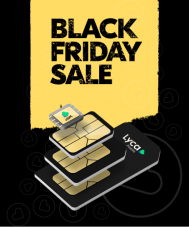 Lycamobile Black Friday - Schweiz alles unbegrenzt, 3GB Roaming, 1000Min. Telefonie ins Ausland für 18 Franken