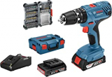 AMAZON [Exklusiv]: Bosch Professional 18V System Akku Schlagbohrschrauber GSB 18V-21 (inkl. 2×2,0 Ah Akku, 40tlg. Zubehör Set, in L-BOXX) für CHF 140.- inkl. Versand & Zoll