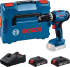 Bosch Professional GSB 18V-25 Akku-Schlagbohrschrauber (2x GBA 2.0 Ah, GAL 18V-40, L-BOXX)