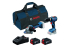 Bosch Professional Akku-Schlagbohrschrauber-/Akku-Winkelschleifer-Set GSB 18V-65 + GWS 18V-8