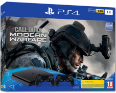 PS4 Slim + Modern Warfare + 2. Controller