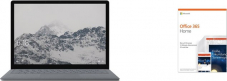 Microsoft Surface Laptop, Platinum Grey inkl. Microsoft Office 365 Home (13.50″, Intel Core M, 4GB, SSD) bei digitec
