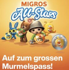 GRATIS Murmelset vorbestellen - Migros ALL STARS