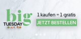 BIG Tuesday bei Uber Eats (1 zahlen = 1 gratis)