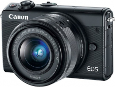 CANON EOS M100, 15-45mm IS STM, Schwarz bei melectronics für 299.- CHF