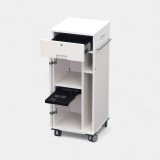 Mobiler Büroorganizer weiss refurbished mit Schlüssel