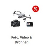 Bis zu CHF 100.- Rabatt auf ausgewählte Kameras, Drohnen & Zubehör bei MediaMarkt