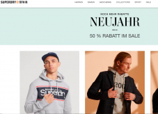 Bis 50% auf Damen und Herren Bekleidung im SUPERDRY online Store