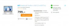 HP Notebook Pavilion x360 15-er0975nz (15.6″, Intel Core i7, 16 GB RAM, 1000 GB SSD) bei Fust