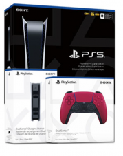 PlayStation 5 – DualSense Set Digital (PS5 Digital Edition, 2. DualSense Controller, Charging Station)