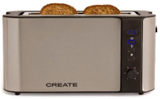 CREATE by IKOHS – Toast Advance Touch – Elektrischer Toaster mit Digitalanzeige