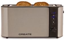 CREATE by IKOHS - Toast Advance Touch - Elektrischer Toaster mit Digitalanzeige