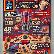 (Lokal)🎉 Sammeldeal: Sonderaktionen zur Neueröffnung der ALDI-Filiale Zürich Alt-Wiedikon! 🎉