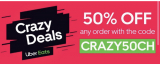 50% auf Uber Eats