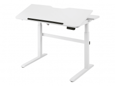 Elektrisch höhenverstellbarer Schreibtisch bei Aldi Online