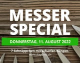 Messer-Special bei Daydeal.ch – 7 Schnäppchen mit scharfen Klingen