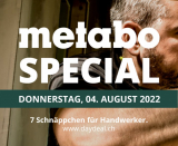 Metabo-Special bei DayDeal.ch - 7 Deal für Handwerker