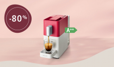 Delizio Carina Kaffeemaschine in Heart Red / Shell White zum Bestpreis!