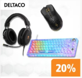 20 % Rabatt auf Deltaco Gaming-Zubehör bei Fust