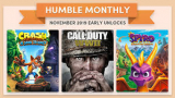 Humble Bundle Monthly – mit Spyro: Reignited Trilogy, Crash Bandicoot N.sane Trilogy und CoD: WWII