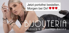 Bijouteria.ch: 50% Rabatt auf alle Artikel (Mindestbestellung CHF 20.-) & kostenlose Lieferung