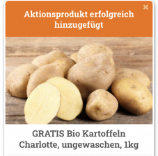 1kg gratis Kartoffeln für die nächste farmy.ch Bestellung & 20 CHF für Neukunden & weitere 20 CHF über KwK