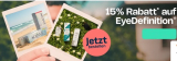 15% Rabattcode auf alle EyeDefinition Kontaktlinsen bei LensVision