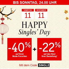 Nur heute: 40% auf den teuersten Modeartikel und 22% auf die restliche Bestellung bei La Redoute, z.B. La Redoute Collections Kurzes, glitzerndes Kleid mit Grafikmuster für CHF 29.94 statt CHF 49.90