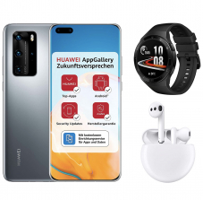 Huawei P40 Pro + Watch GT2e + Freebuds3 bei Amazon.de