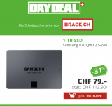 Samsung 870 QVO 1TB zum Bestpreis bei DayDeal