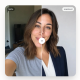 Gratis Businessfoto / Bewerbungsfoto aus Selfie