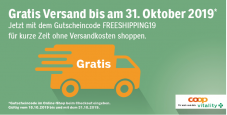 Gratis Versand bis 31.10.2019 bei Vitality Apotheke