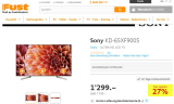 Fernseher SONY KD-XF9005 65″ LED (Modell 2018) - bis Sonntag 7.4. im FUST