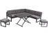 Flash Sale bei Conforama – Gartenlounge Set DOCA mit Relaxfunktion, 2 Hockern & höhenverstellbarem Tisch