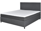Boxspringbett SAAS-GRUND 160x200cm anthrazit bei Conforama CHF 399.- inkl. Lieferung