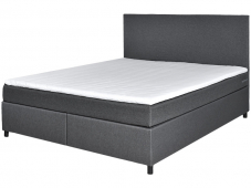 Boxspringbett SAAS-GRUND 160x200cm anthrazit bei Conforama CHF 399.- inkl. Lieferung