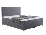 Nur heute - Halbfestes Boxspringbett Titlis 180cm + Fleischmesser zum Black Friday Preis für 581 Franken