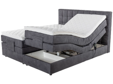 Elektrisch verstellbares Boxspringbett (160cm / 180cm*200cm) mit Stauraum bei Conforama inkl. Versand